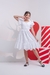 Vestido Infantil Branco Elegance Laise - loja online