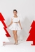 Conjunto Short Saia Infantil Menina Branco na internet