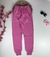 Calça de moletom infantil flanelada menina rosa claro #inverno na internet