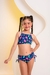 Biquíni e Blusa de Proteção UV Infantil 3 Peças Melancia