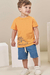 Conjunto Infantil Masculino LucBoo Laranja Jeans - comprar online