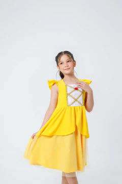 Fantasia Infantil Menina Princesa Bela