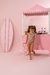 Maiô Infantil Rosa Bobbie Goods Manga Longa na internet
