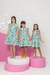 Vestido Infantil Menina Azul Claro Floral - loja online