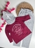 Conjunto Infantil Menina Moletom Leve Coração - comprar online