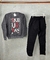 Conjunto Moletom Elian Cinza e Preto na internet