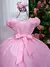 Vestido Infantil Longo Rosa Laço na internet
