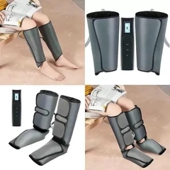 Massageador Elétrico para Pés e Pernas com Compressão e Aquecimento — Terapia com Ar e Calor — Estimula Circulação - HF - House Farma