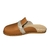 Mule Feminino Moleca Com Tira De Strass Camel - loja online