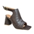 Sandália Ankle Boot Fem Vizzano Salto Bloco Fechada Fivela