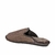 Pantufa Leffa Marrom Aberta Conforto Adulto Lisa - loja online
