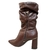 Bota Feminina Salto Alto Tanara Couro Bico Fino Original - loja online