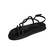 Sandália Dakota Flatform Com Brilhos Y6246 Preto - Loja La Na Dani