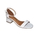 Sandália Casual Vizzano Salto Grosso Original Croco