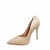 Scarpin Vizzano 1421.100 Salto Fino Bico Fino Elegante Bege