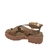 Sandália Vizzano 6499.122 Feminina Plataforma Cappucino
