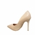 Scarpin Vizzano 1421.100 Salto Fino Bico Fino Elegante Bege