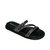 Slide Flat Beira Rio Papete Strass 8488 Brilho Preto-Grafite - loja online