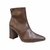 Bota Feminina Dakota D0411 Cano Curto Marrom Salto Bloco na internet