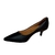 Scarpin Vizzano Salto Baixo 11221228 Preto Linho