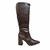 Imagem do Bota Feminina Dakota D0433 Cano Alto Com Elástico E Salto