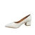 Imagem do Scarpin Feminino Vizzano Salto Bloco Grosso 1220315 Br Vern