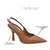 Scarpin Vizzano Slingback Feminino Bico Fino Mocca - comprar online