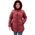 Imagem do Jaqueta Dunialin Parka Feminino Bordo
