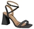 Sandália Feminina Salto Bloco Vizzano Strass 6464.119 preto