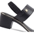 Sandália Beira Rio Fashion Elegância Salto Médio Preto Liso - comprar online