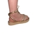 Sandalia Flatfrom Dakota Dedo Strass Amarração Super Estilos - comprar online