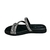 Slide Flat Beira Rio Papete Strass 8488 Brilho Preto.Prata - comprar online