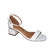 Sandália Casual Vizzano Salto Grosso Original Croco