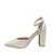 Sapato Social Bico Fino Com Strass Vizzano 1285.449 Cinza