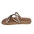 Slide Flat Beira Rio Papete Strass Brilho 8529 Moda - loja online