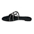 Chinelo Tiras Strass Dakota Rasterinha Strass Z7922