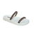 Sandalia Rasteira Flat Moleca Tira Com Strass Casual 5507