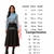 Imagem do Saia Midi Feminina Elegante Alfaiataria E Cintura Alta