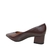 Scarpin Feminino Vizzano Salto Bloco Grosso 1220315 Cacau - loja online