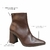 Bota Feminina Dakota D0411 Cano Curto Marrom Salto Bloco