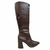 Imagem do Bota Feminina Dakota D0433 Cano Alto Com Elástico E Salto