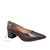 Scarpin Feminino Vizzano Salto Bloco Grosso 1220315 Cacau - Loja La Na Dani
