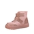 Bota Coturno Molekinha Infantil Rosa London Led - loja online