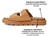 Papete Feminina Birken Ouro Camel Vizzano 6510.106 na internet