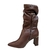 Imagem do Bota Feminina Salto Alto Tanara Couro Bico Fino Original