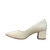 Scarpin Dakota G5181 Couro Feminino Salto Bloco Tule - Loja La Na Dani