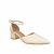 Sapato Vizzano 1220.317 Feminino Salto Bloco Confortável Cre