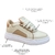 Tênis Moleca 5816.105 Feminino Casual Plataforma Bege Confor - comprar online