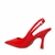 Scarpin Vizzano Slingback Feminino Bico Fino Verniz Vermelho na internet