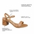 Sandália Vizzano 6291.900 Feminina Camel Salto 5cm - comprar online